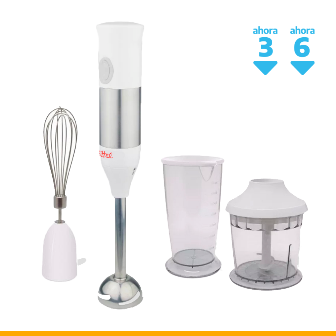 MiniPimer Eiffel Completa Acero Inoxidable E238 Amyro