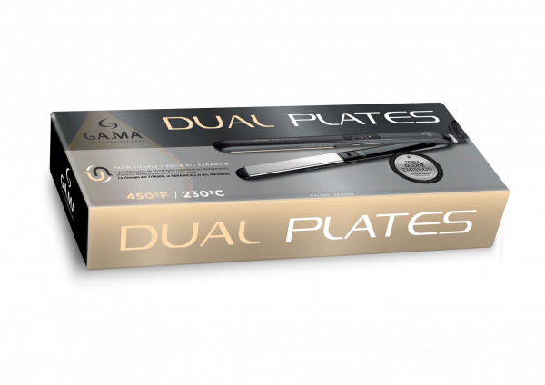 Planchita de Cabello Gama CP14 Digital Dual Plates 4D Therapy